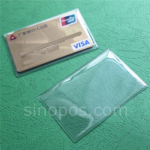 Clear-Vinyl-Card-Sleeve-9-2cm-ID-VIP-bank-credit-cards-protector-cover-envelope-PVC-pouch